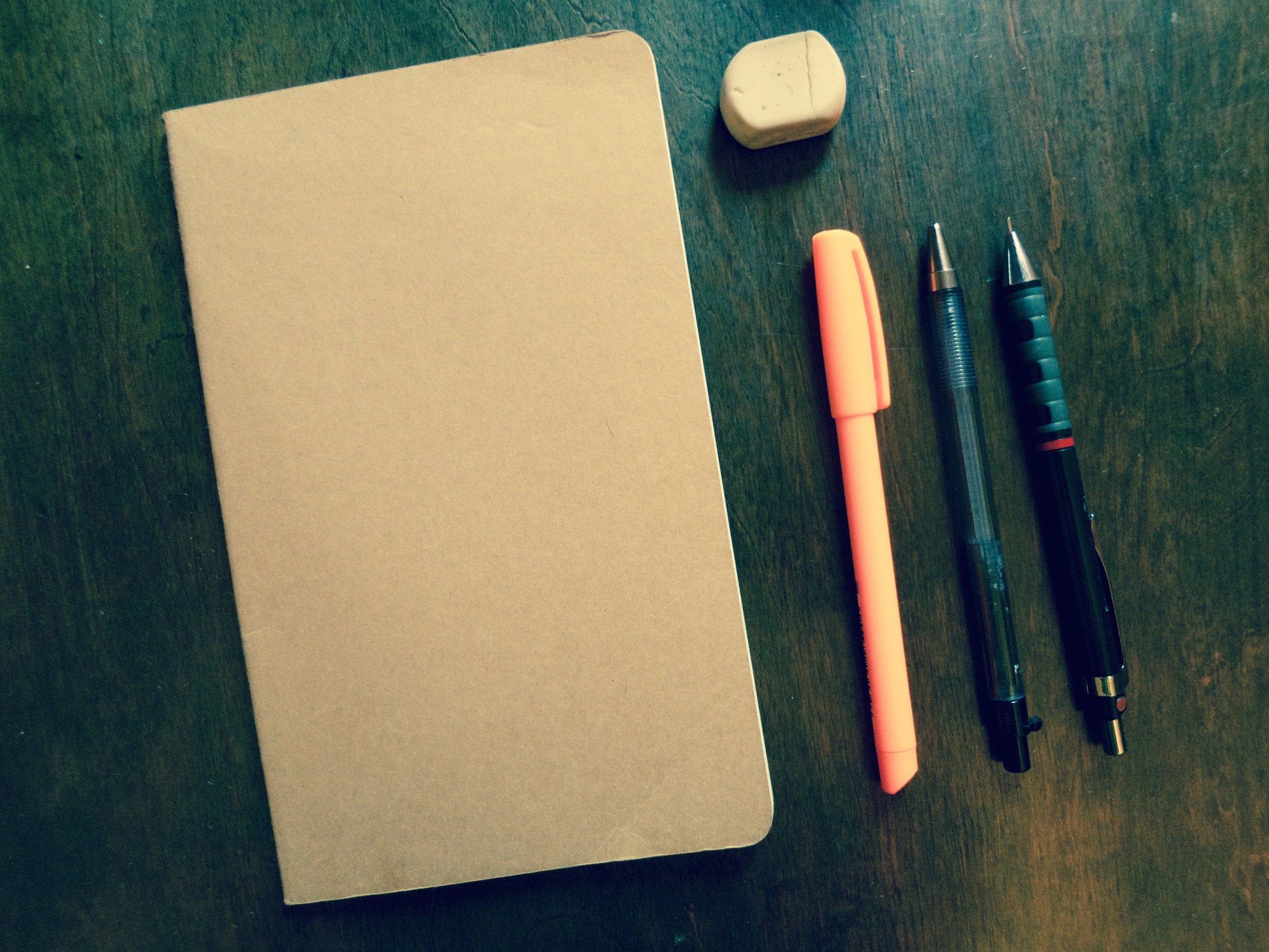 My highly advanced note-taking setup. (details on Flickr)