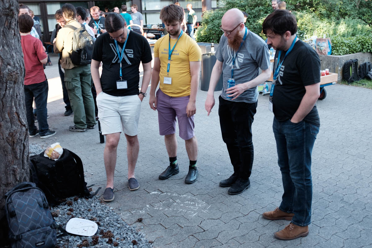 Some familiar faces from Helsinki having fun with FunLists.